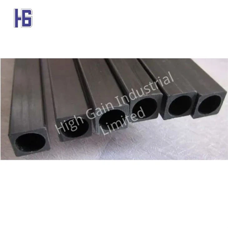 Carbon Fiber Pultruded Tubes With Square Outside And Round Inside