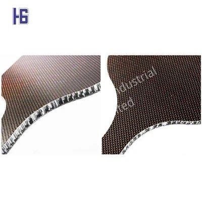 Въглеродни влакна с алуминиев панел тип пчелна пита