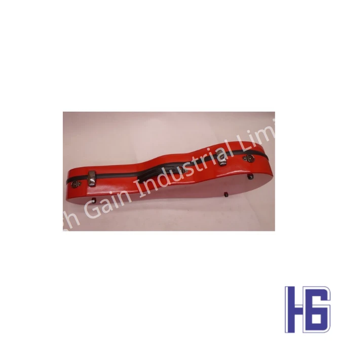 Mandolin F-Shaped Carbon Fiber Shell In Red