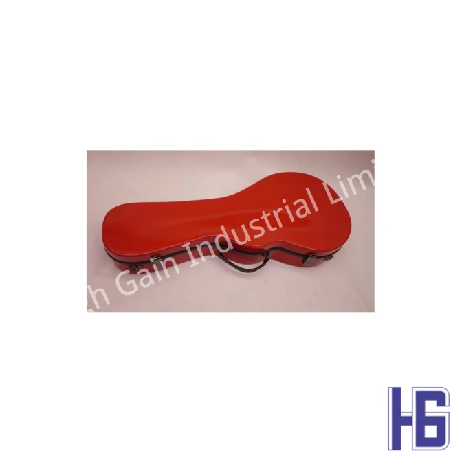Mandolin Red F-Shaped Carbon Fiber Case