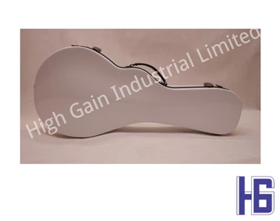 Mandolin бяло F-образно покритие от въглеродни влакна